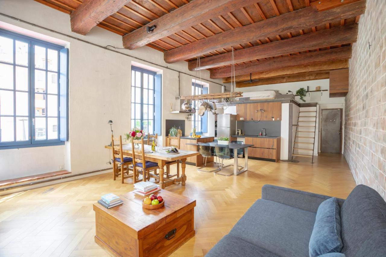Sunny Stylish Spacious Loft In Old-Port マルセイユ エクステリア 写真
